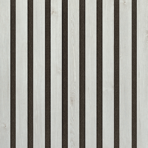 Akustický panel Design line CPL Borovice finská na šedém filcu 800 x 400 x 21 mm