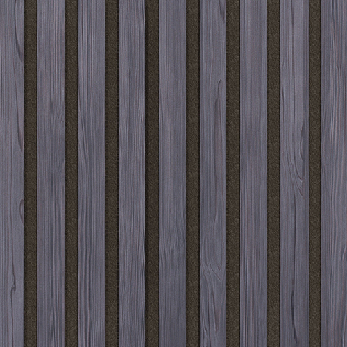 Akustický panel Design line CPL Fleetwood lávověšedý na černý filc 2600 x 400 x 21 mm