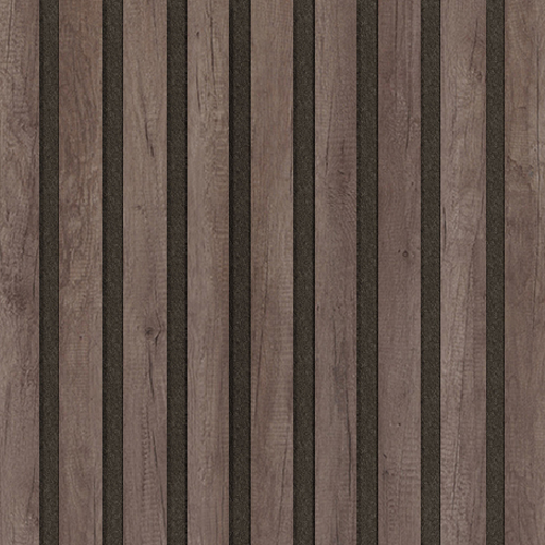 Akustický panel Design line CPL Nebraska na černý filc 400 x 400 x 21 mm