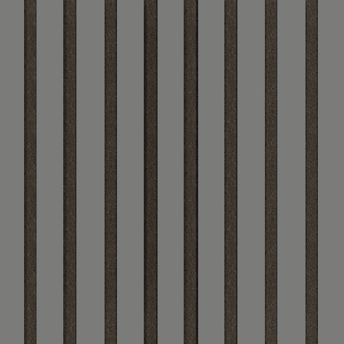 Akustický panel Design line CPL Prachově šedá na šedém filcu 2600 x 400 x 21 mm