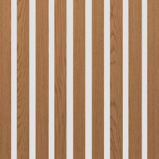 Akustický panel Design line Folie Dub na bílém HDF 400 x 400 x 21 mm