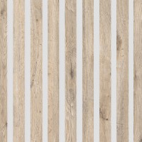Akustický panel Design line Folie Dub hudson na bílé HDF 2600 x 400 x 21 mm
