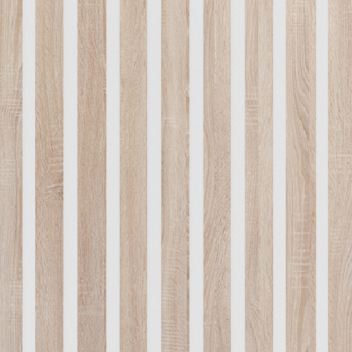 Akustický panel Design line Folie Dub sonoma na bílé HDF 2600 x 400 x 21 mm Akustický panel Design line Folie Dub sonoma na bílé HDF 2600 x 400 x 21 mm