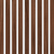 Akustický panel Design line Folie Ořech na bílém HDF 400 x 400 x 21 mm