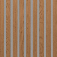 Akustický panel Design line Folie Dub na šedém filcu 2600 x 400 x 21 mm