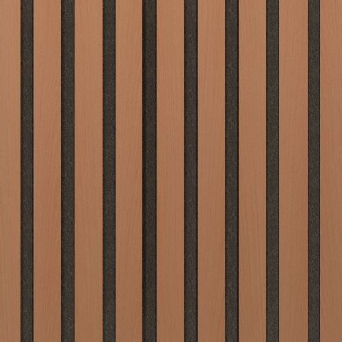 Akustický panel Design line Folie Buk na černé HDF 400 x 400 x 21 mm