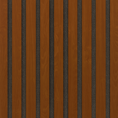 Akustický panel Design line Folie olše na černé HDF 2600 x 400 x 21 mm