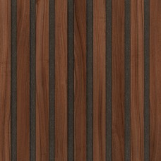 Akustický panel Design line Folie Ořech na bílé HDF 2600 x 400 x 21 mm