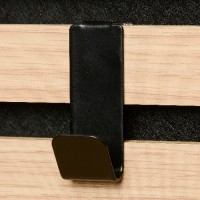 Ocelové háčky pro svislé i horizontální panely, černé Ocelové háčky pro svislé i horizontální panely, černé