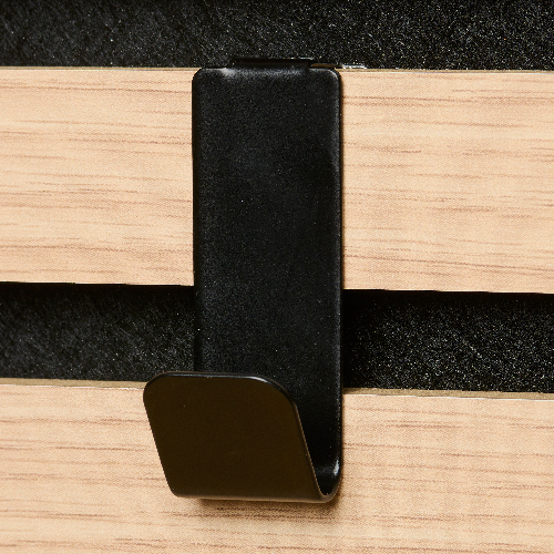 Oceľové háčiky pre zvislé aj horizontálne panely, čierne Oceľové háčiky pre zvislé aj horizontálne panely, čierne