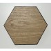 Akustické panely Hexagon sada 6ks Dub na černém filcu