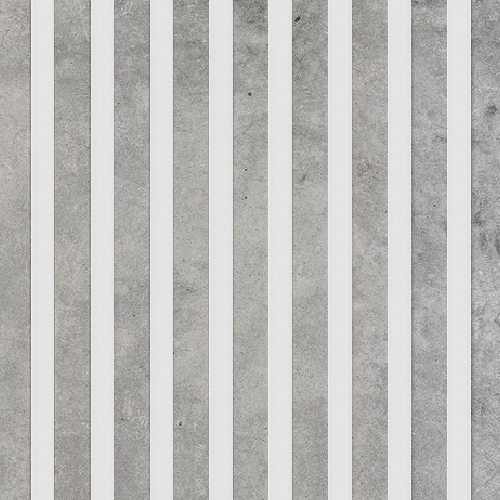 Akustický panel Universal Line Beton na bílém HDF 400 x 400 x 21 mm