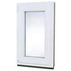 Plastové okno jednokřídlé 50x80cm Levé Bílé