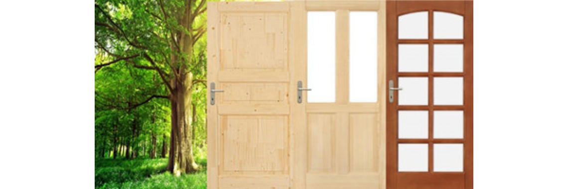 Masivní dřevěné dveře