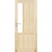 Posuvné dvere na stenu drevené dyhované z borovice Akron