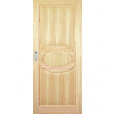 Posuvné dveře na stěnu dřevěné dýhované z borovice Aruba