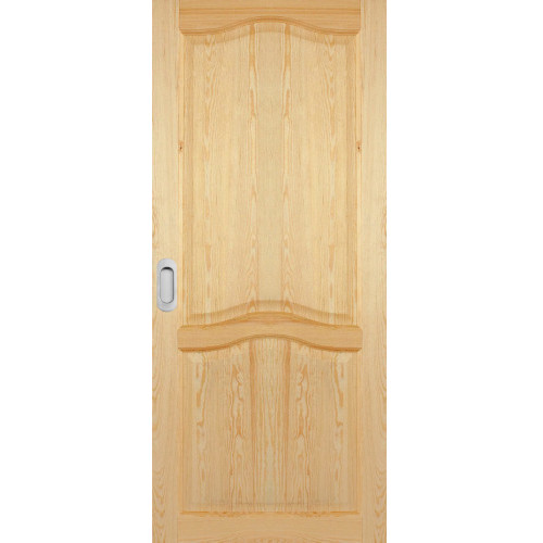 Posuvné dveře na stěnu dřevěné dýhované z borovice Dakota