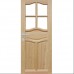 Dvoukřídlé dřevěné dveře dýhované z borovice Delta