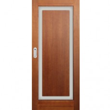 Posuvné dvere na stenu drevené dyhované z borovice Emporia