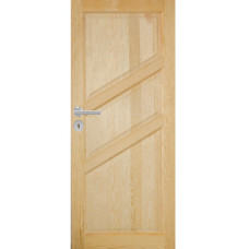Dřevěné dveře dýhované z borovice Fresno