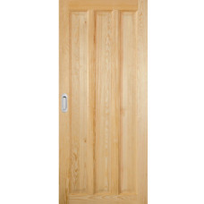 Posuvné dveře na stěnu dřevěné dýhované z borovice Omaha