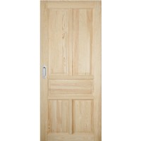 Posuvné dvere do puzdra drevené dyhované z borovice Panama