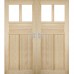 Dvoukřídlé dřevěné dveře dýhované z borovice Panama