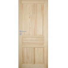 Dřevěné dveře dýhované z borovice Panama