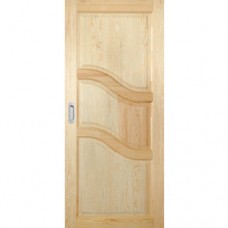 Posuvné dvere na stenu drevené dyhované z borovice Pasadena