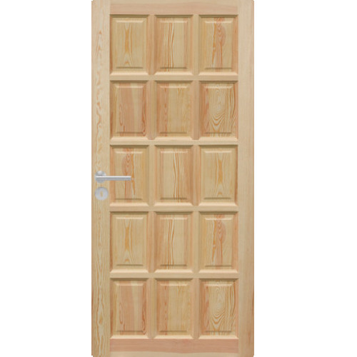Dřevěné dveře dýhované z borovice Prestige
