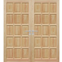 Dvoukřídlé dřevěné dveře dýhované z borovice Prestige