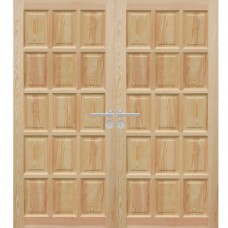 Dvojkrídlové drevené dvere dyhované z borovice Prestige