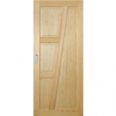 Posuvné dveře na stěnu dřevěné dýhované z borovice Takoma
