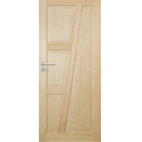 Dřevěné dveře dýhované z borovice Takoma
