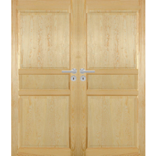 Zweiflügelige Holztür furniert mit Tampa Classic 3K Kiefer
