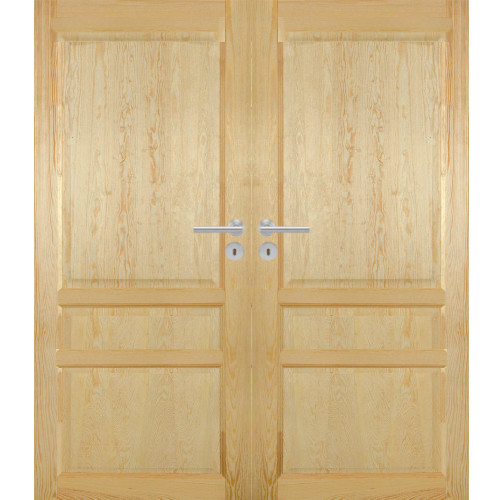 Zweiflügelige Holztür furniert mit Tampa Pinie Classic 8K