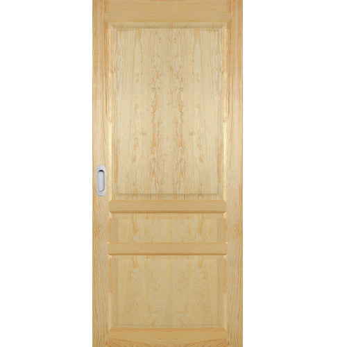 Schiebetür an der Wand, Holzfurnier mit Kiefer Tampa Klasik 8K