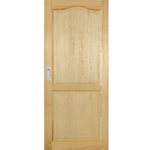 Posuvné dvere na stenu drevené dyhované z borovice Tampa
