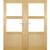 Zweiflügelige Holztür furniert aus Temida-Kiefer
