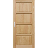 Posuvné dvere do puzdra drevené dyhované z borovice Triada