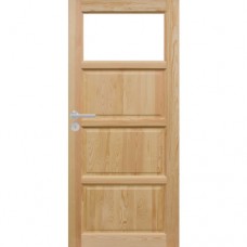 Dřevěné dveře dýhované z borovice Triada 2 60P/197 BB