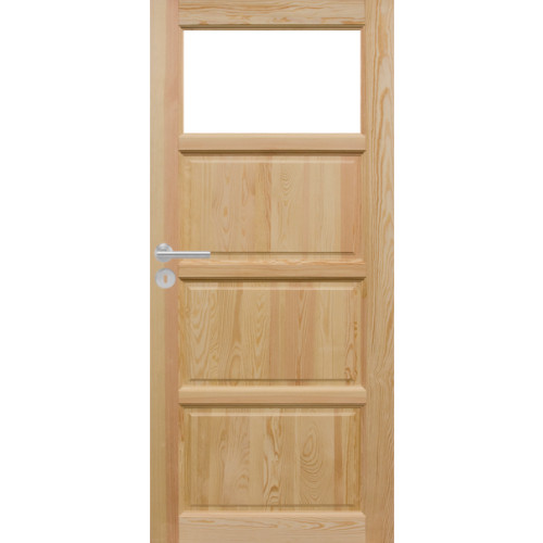 Dřevěné dveře dýhované z borovice Triada 2 60P/197 BB