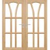 Dvojkrídlové drevené dvere dyhované z borovice Wenessy