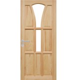 Masivní dřevěné jednokřídlé dveře