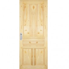 Wandhängende Schiebe-Holztür aus SK-Kiefer