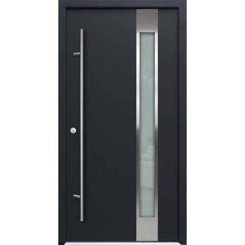 Ocelové/hliníkové domovní dveře DS92 - Motiv DS04