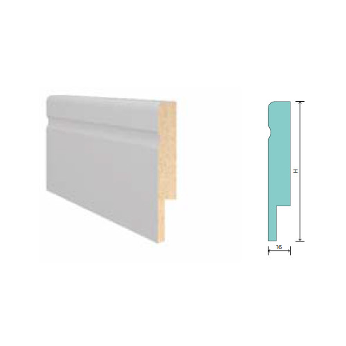 Soklová lišta z MDF 2000mm Soft 04