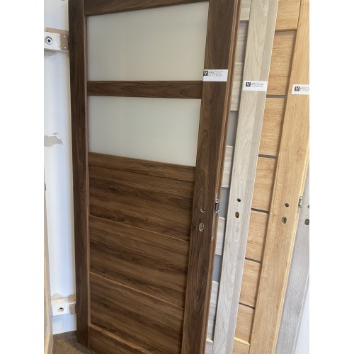 Interiérové dveře VascoDoors Braga 3 80P/197 Ořech muškátový